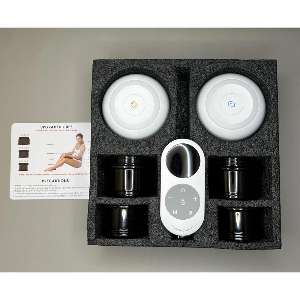 2 Pack Smart Electric Cupping Therapy Massager – 5-in-1 Pain Relief Set - Picture 4 of 5